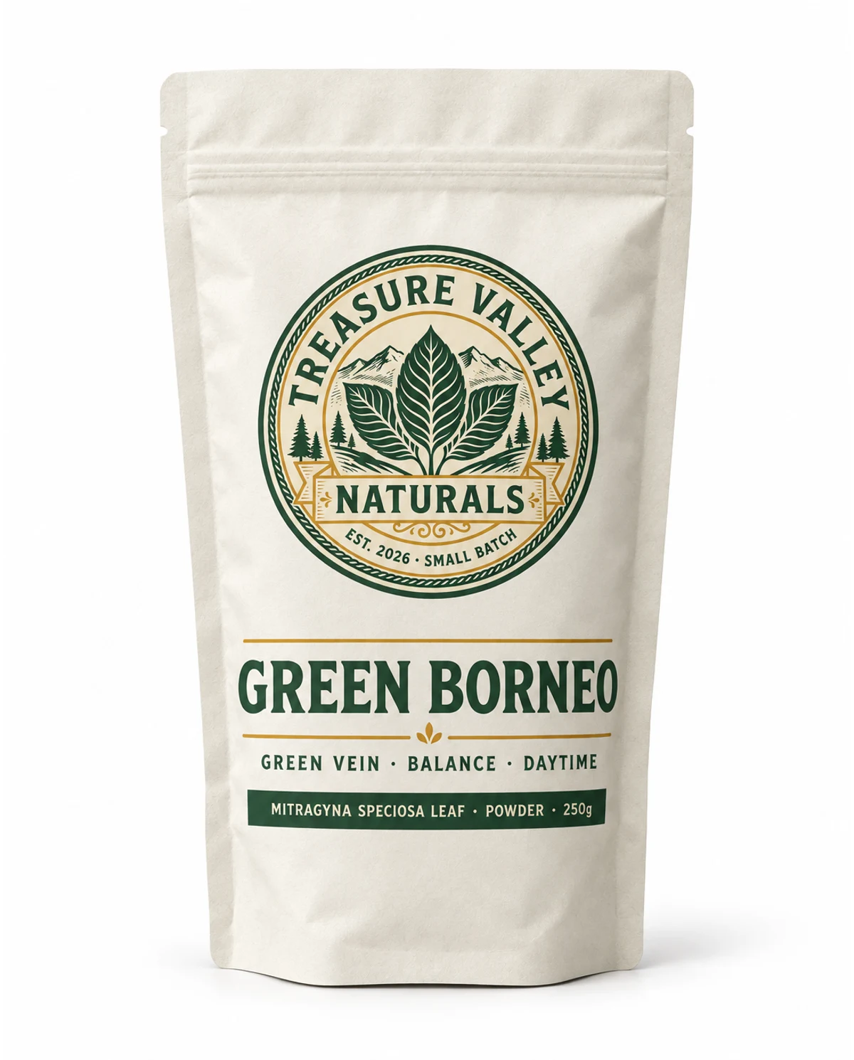 Green Borneo, Treasure Valley Naturals pouch