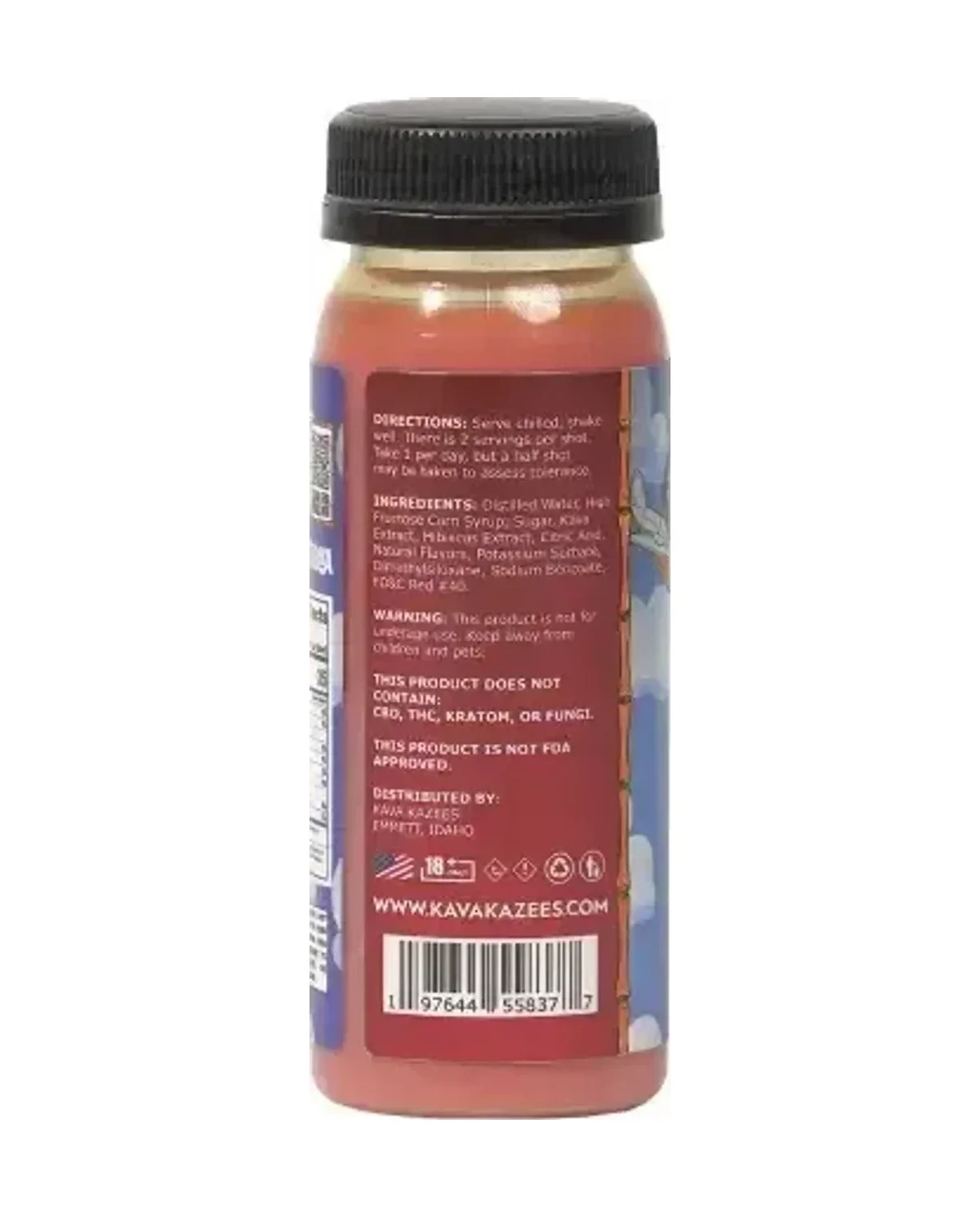 Kava Kazees 1000mg Shot (4oz), another view