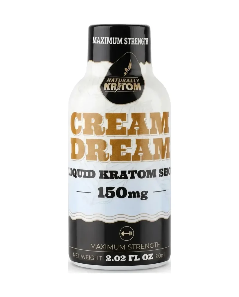 Naturally Kratom Liquid Shot, Cream Dream (60ml)