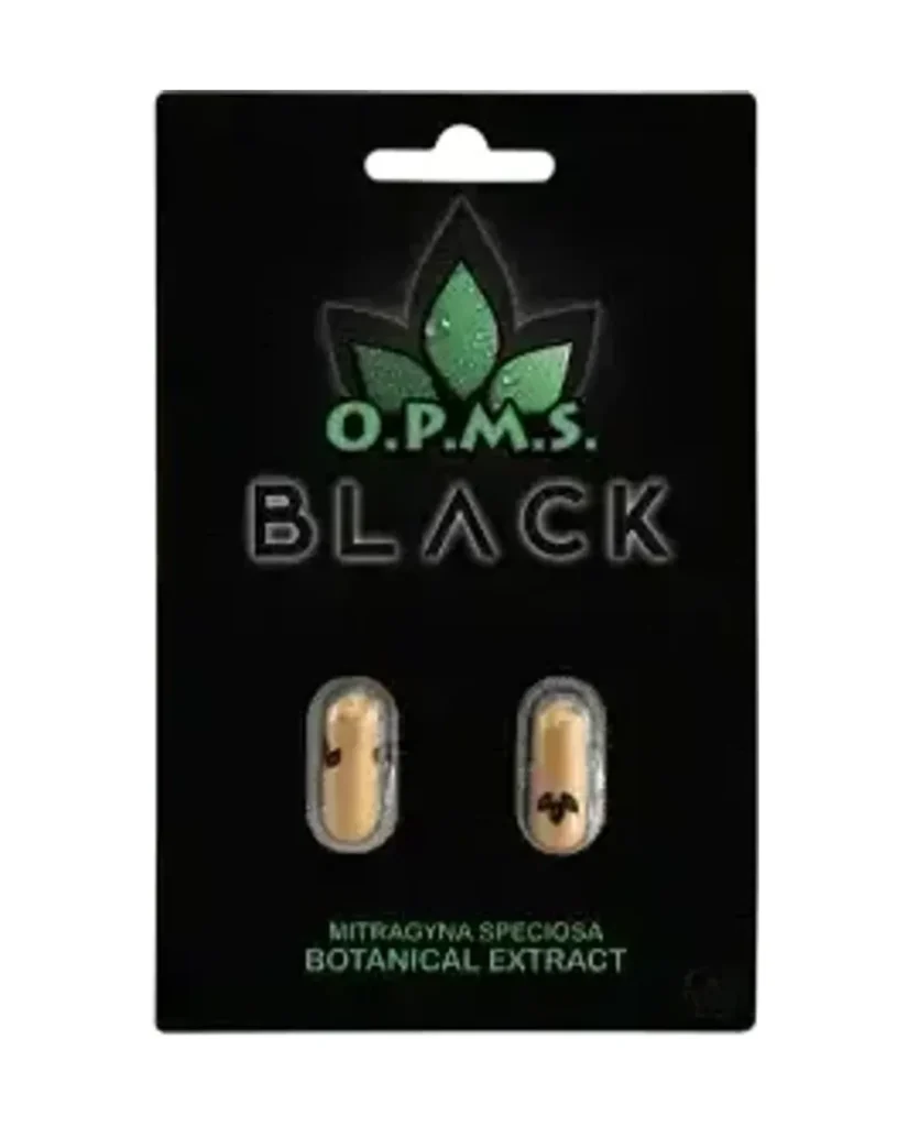 OPMS Black Kratom Extract Capsules